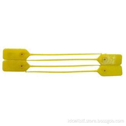 Yellow PP Plastic High Security Seals / Pacdlock Seals For